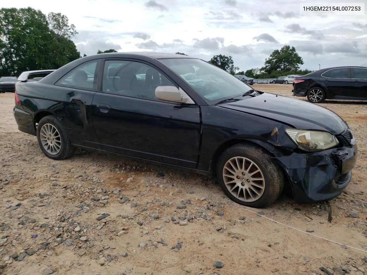 2004 Honda Civic Dx Vp VIN: 1HGEM22154L007253 Lot: 66167864