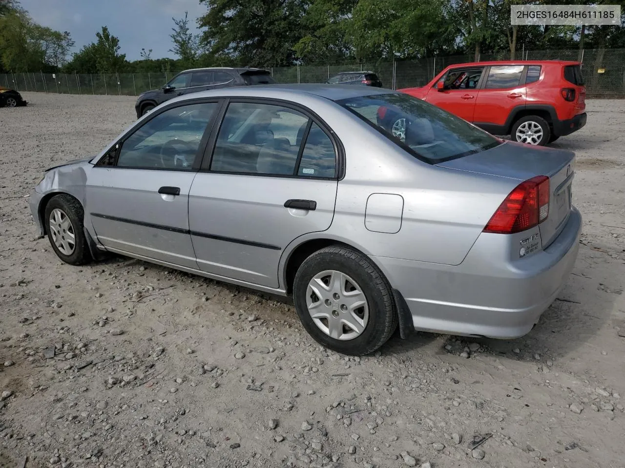 2004 Honda Civic Dx VIN: 2HGES16484H611185 Lot: 66465024