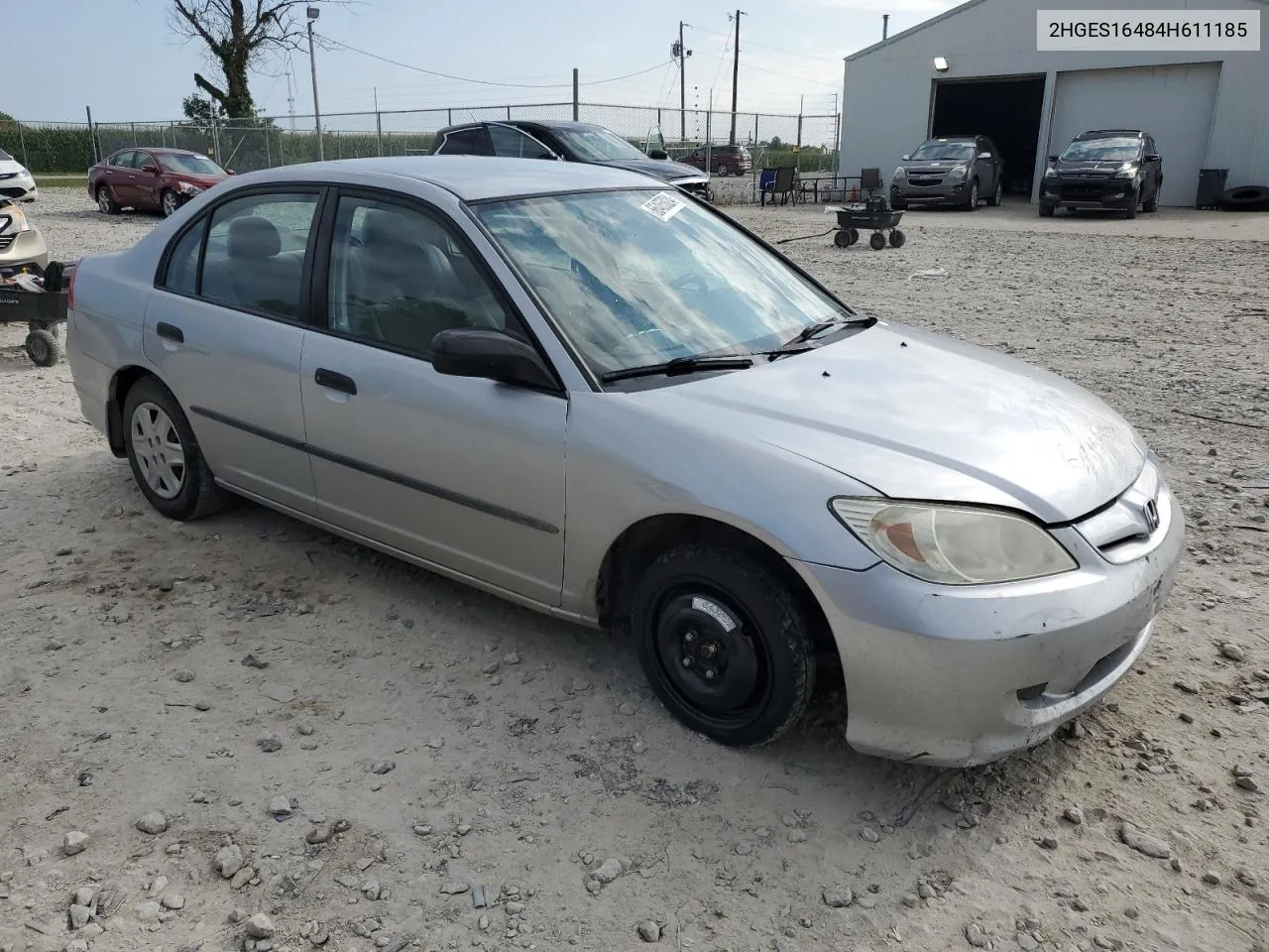 2004 Honda Civic Dx VIN: 2HGES16484H611185 Lot: 66465024