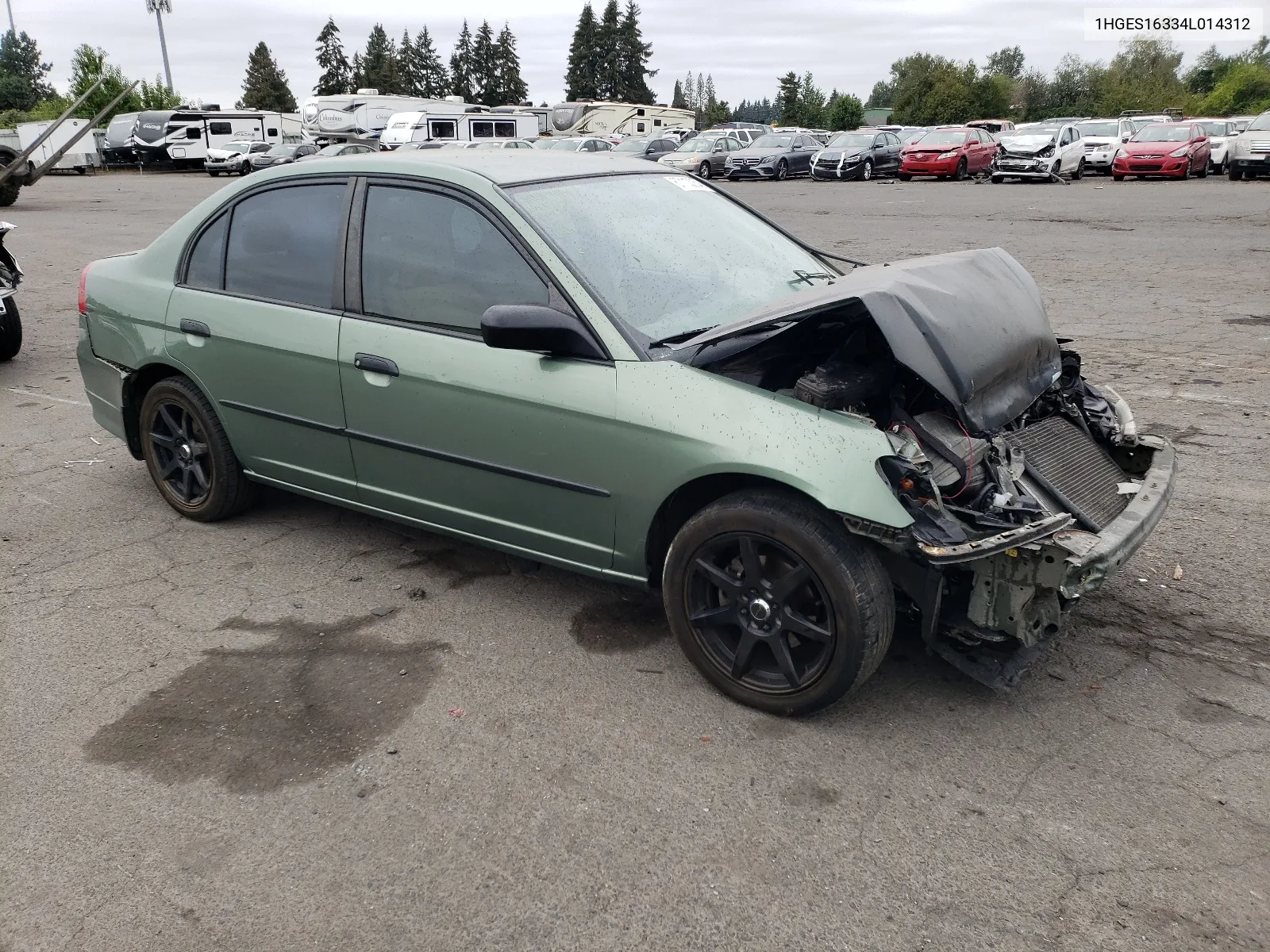 1HGES16334L014312 2004 Honda Civic Dx Vp