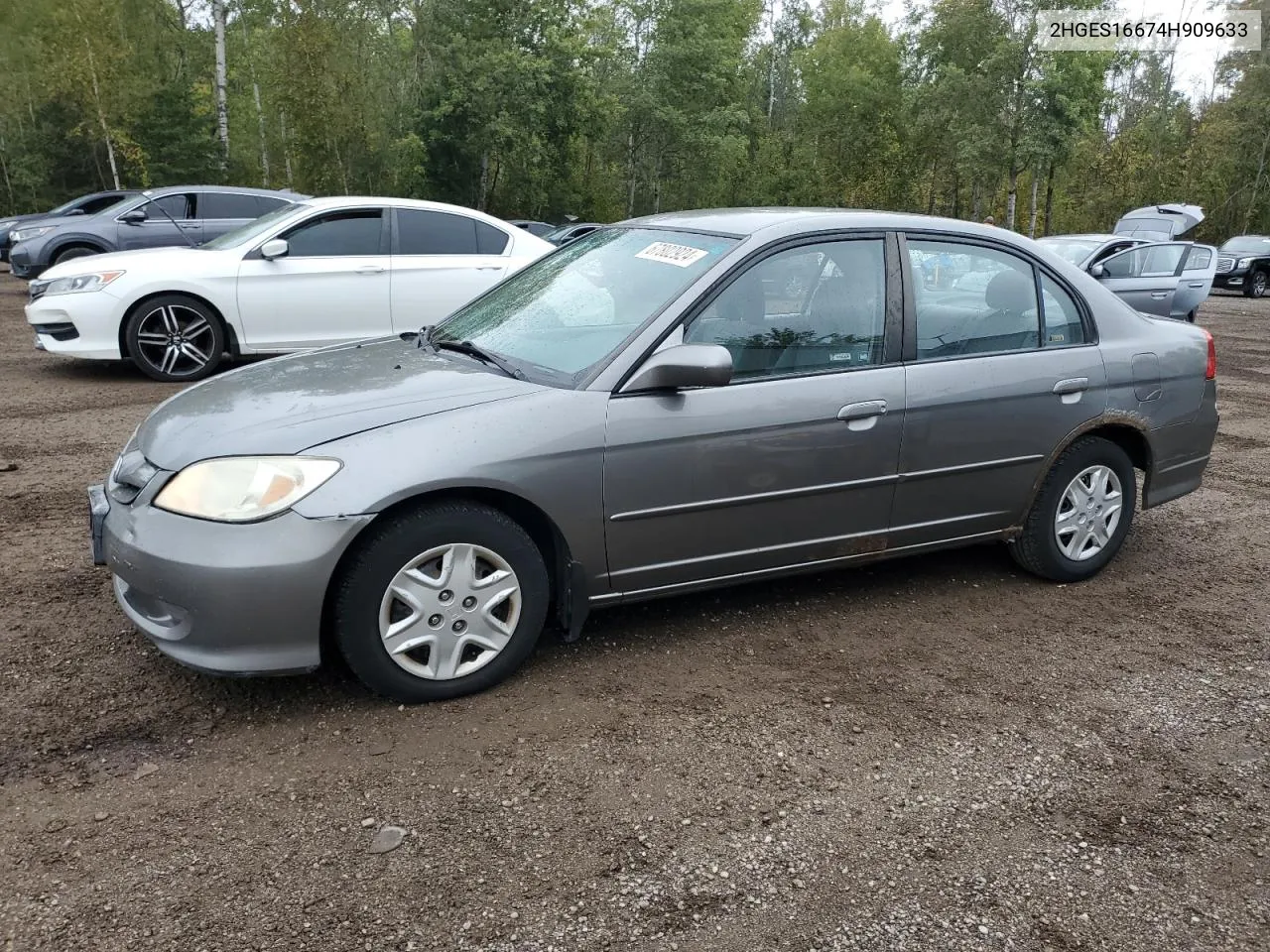 2HGES16674H909633 2004 Honda Civic Lx