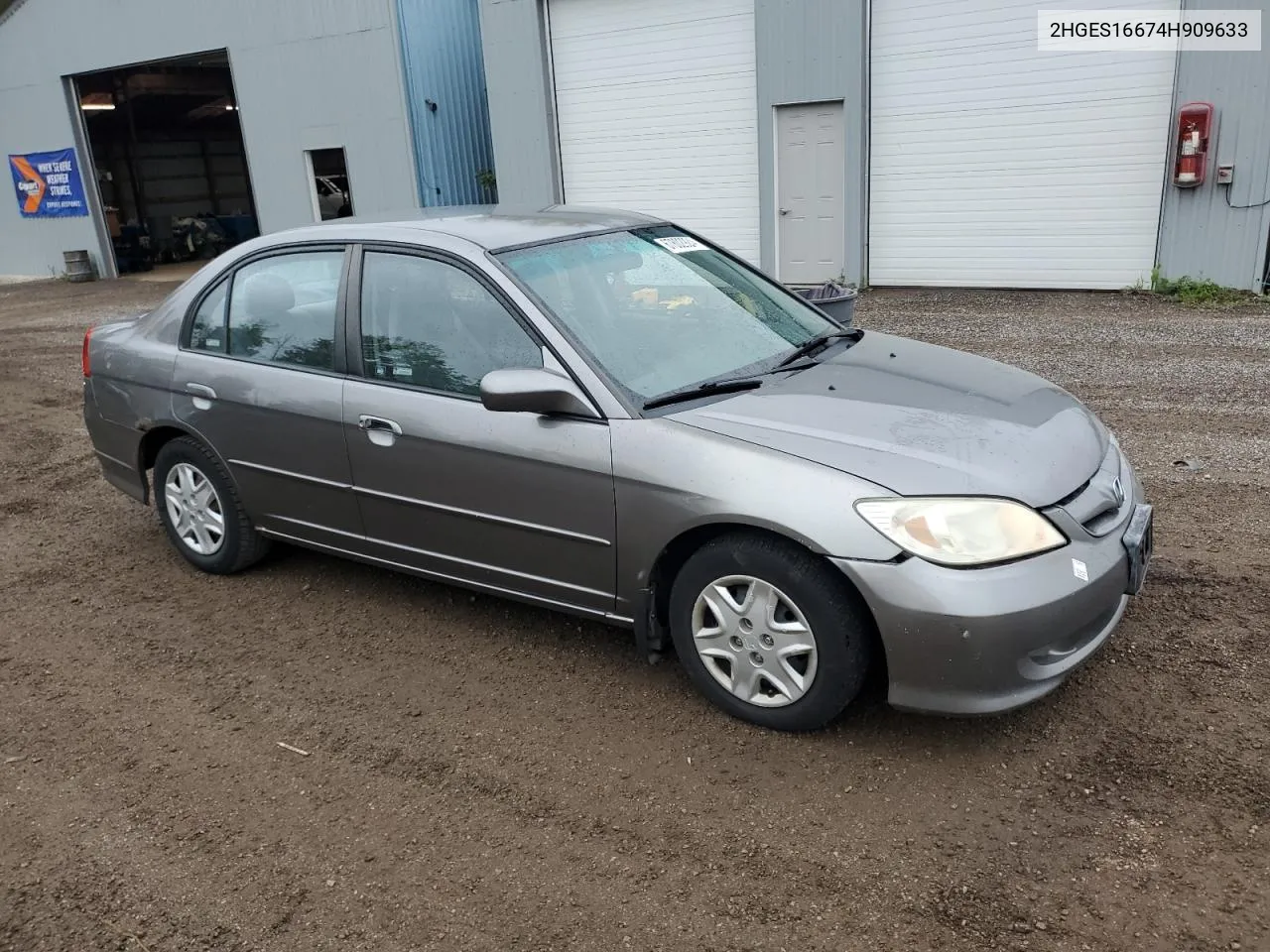 2004 Honda Civic Lx VIN: 2HGES16674H909633 Lot: 67802924