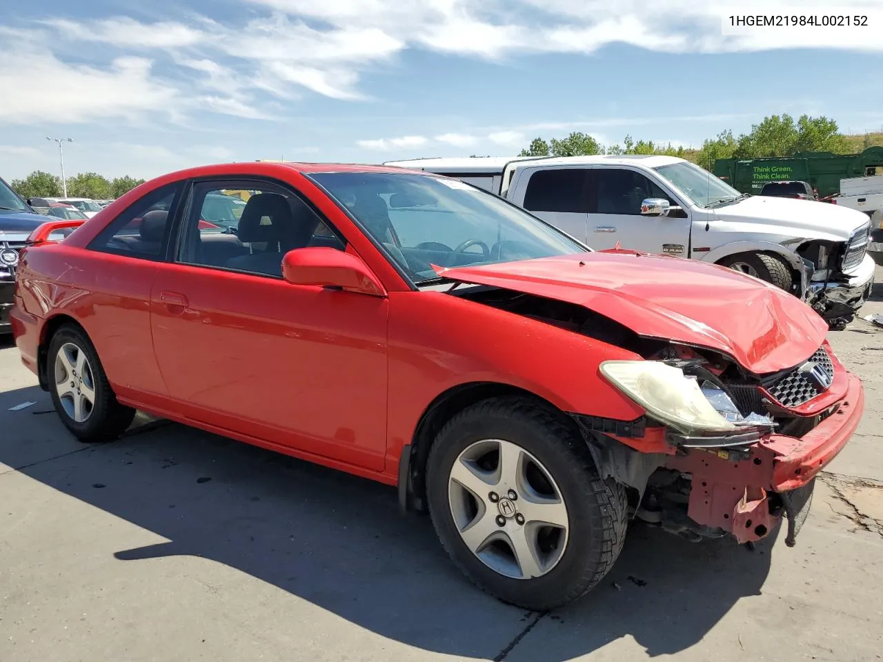 2004 Honda Civic Ex VIN: 1HGEM21984L002152 Lot: 68501114