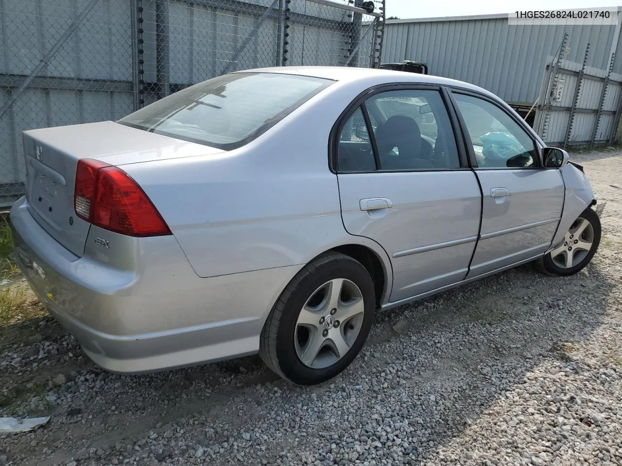 2004 Honda Civic Ex VIN: 1HGES26824L021740 Lot: 68812974