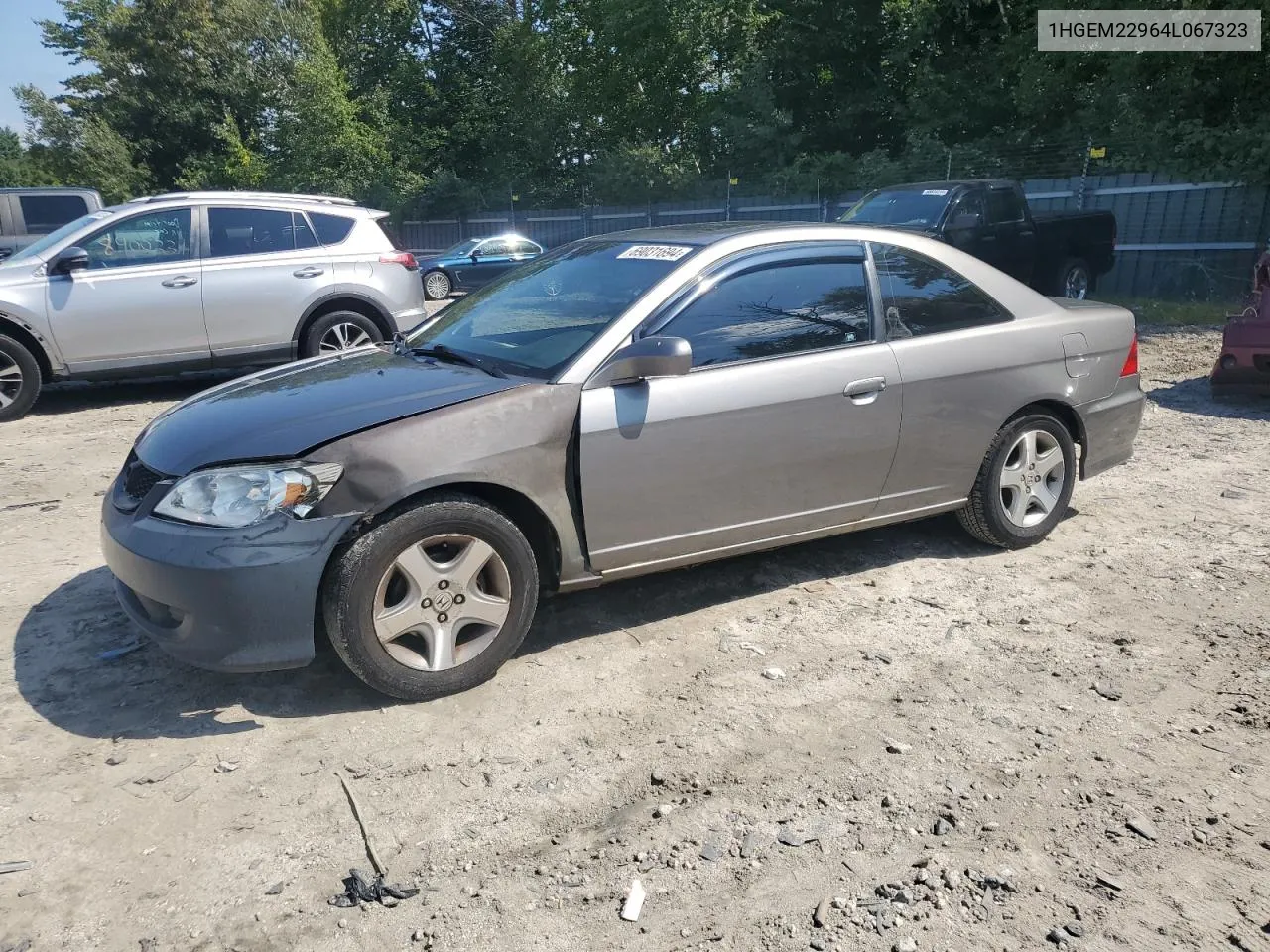 2004 Honda Civic Ex VIN: 1HGEM22964L067323 Lot: 69031694