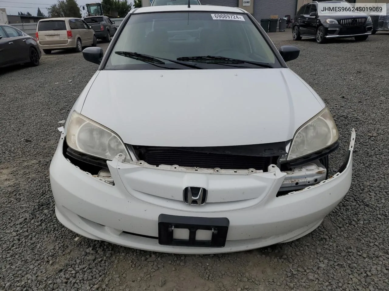 2004 Honda Civic Hybrid VIN: JHMES96624S019089 Lot: 69089724