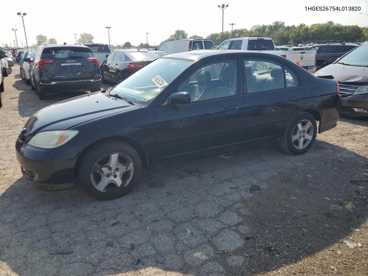 2004 Honda Civic Ex VIN: 1HGES26754L013820 Lot: 69655324