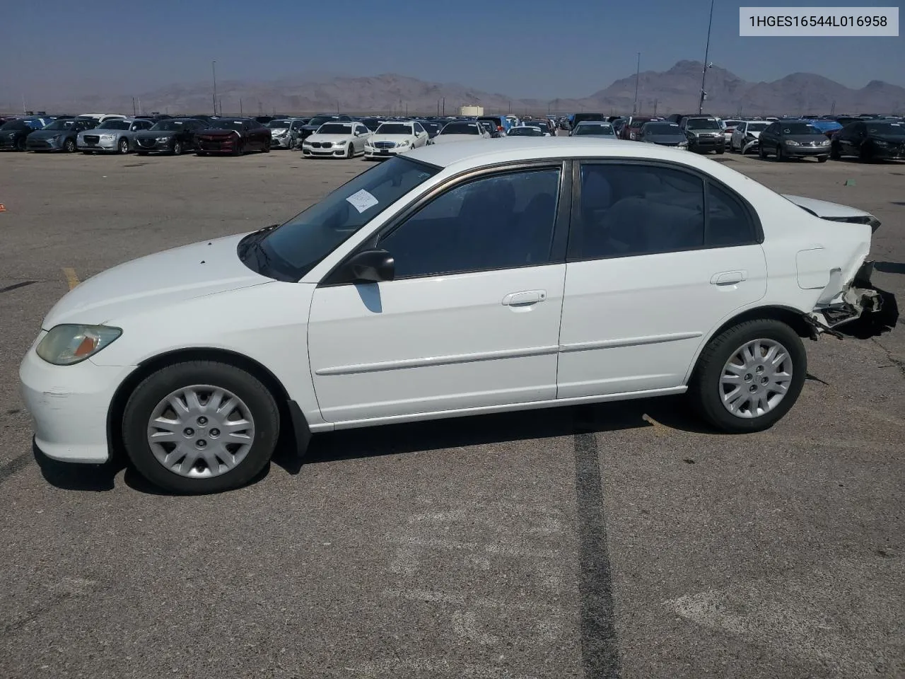 2004 Honda Civic Lx VIN: 1HGES16544L016958 Lot: 69726304