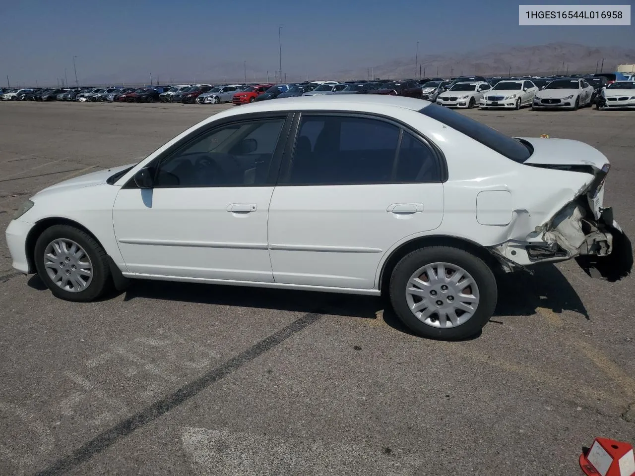 2004 Honda Civic Lx VIN: 1HGES16544L016958 Lot: 69726304