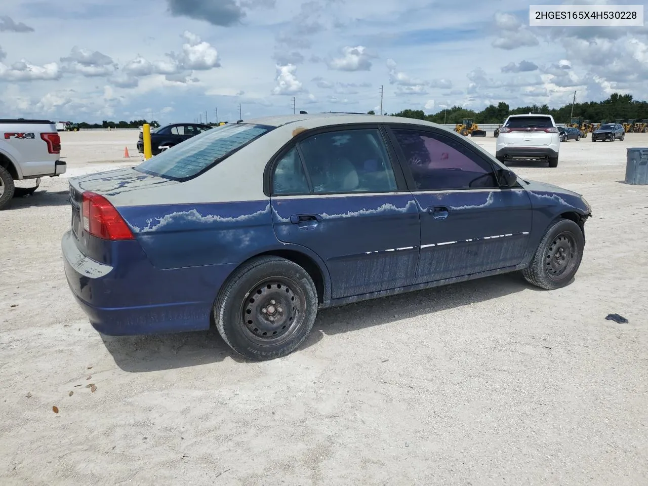 2004 Honda Civic Lx VIN: 2HGES165X4H530228 Lot: 70653944