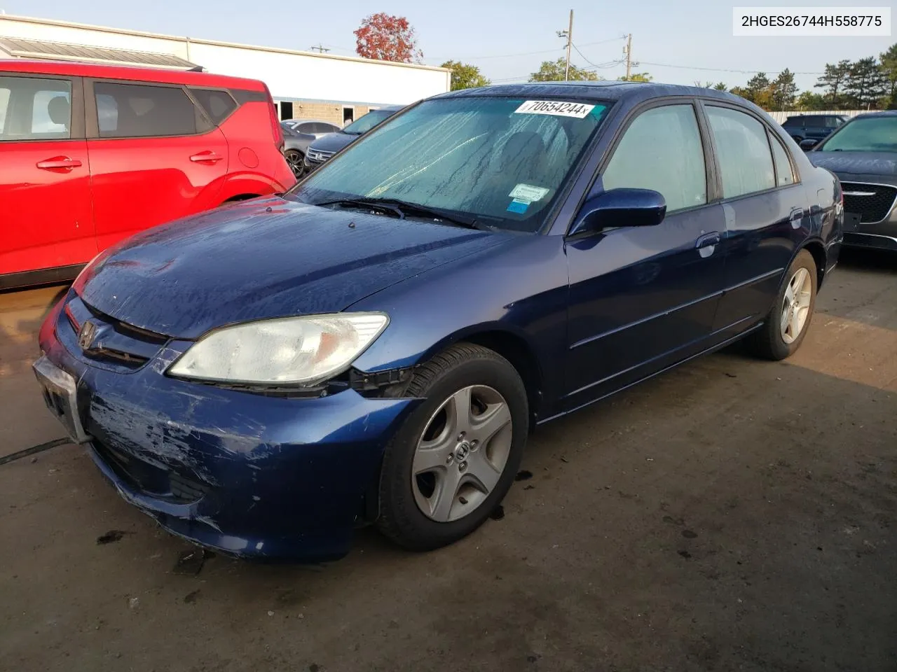 2HGES26744H558775 2004 Honda Civic Ex