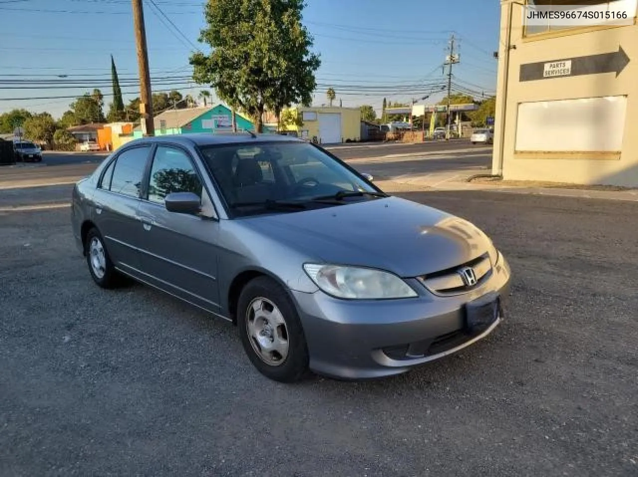 2004 Honda Civic Hybrid VIN: JHMES96674S015166 Lot: 70725634