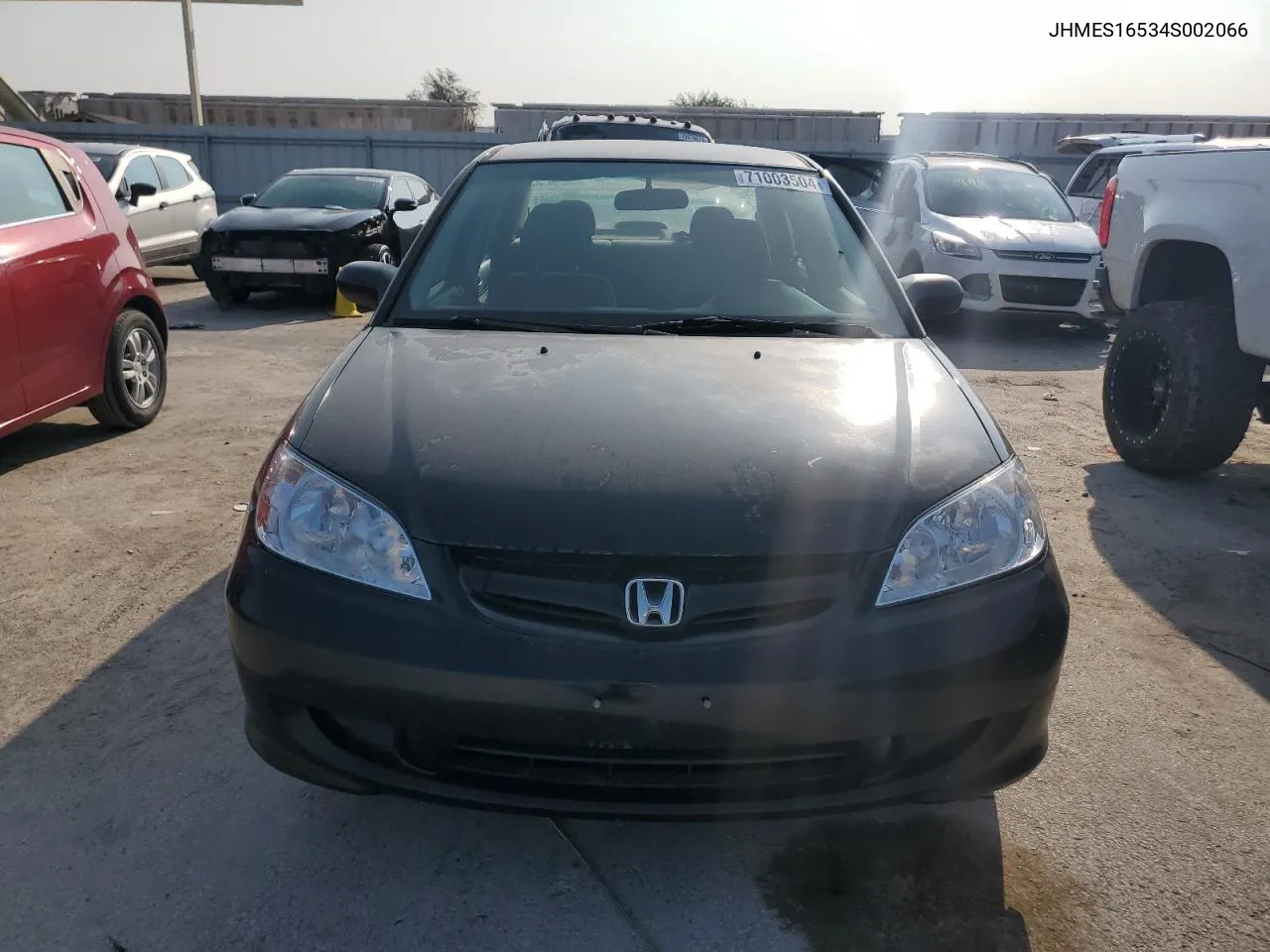 2004 Honda Civic Lx VIN: JHMES16534S002066 Lot: 71003504