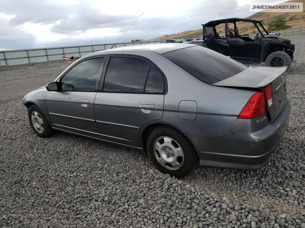 2004 Honda Civic Hybrid VIN: JHMES96604S013811 Lot: 71038164