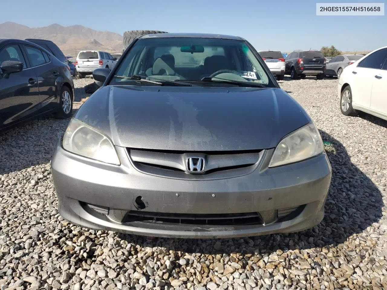 2004 Honda Civic Lx VIN: 2HGES15574H516658 Lot: 71237814