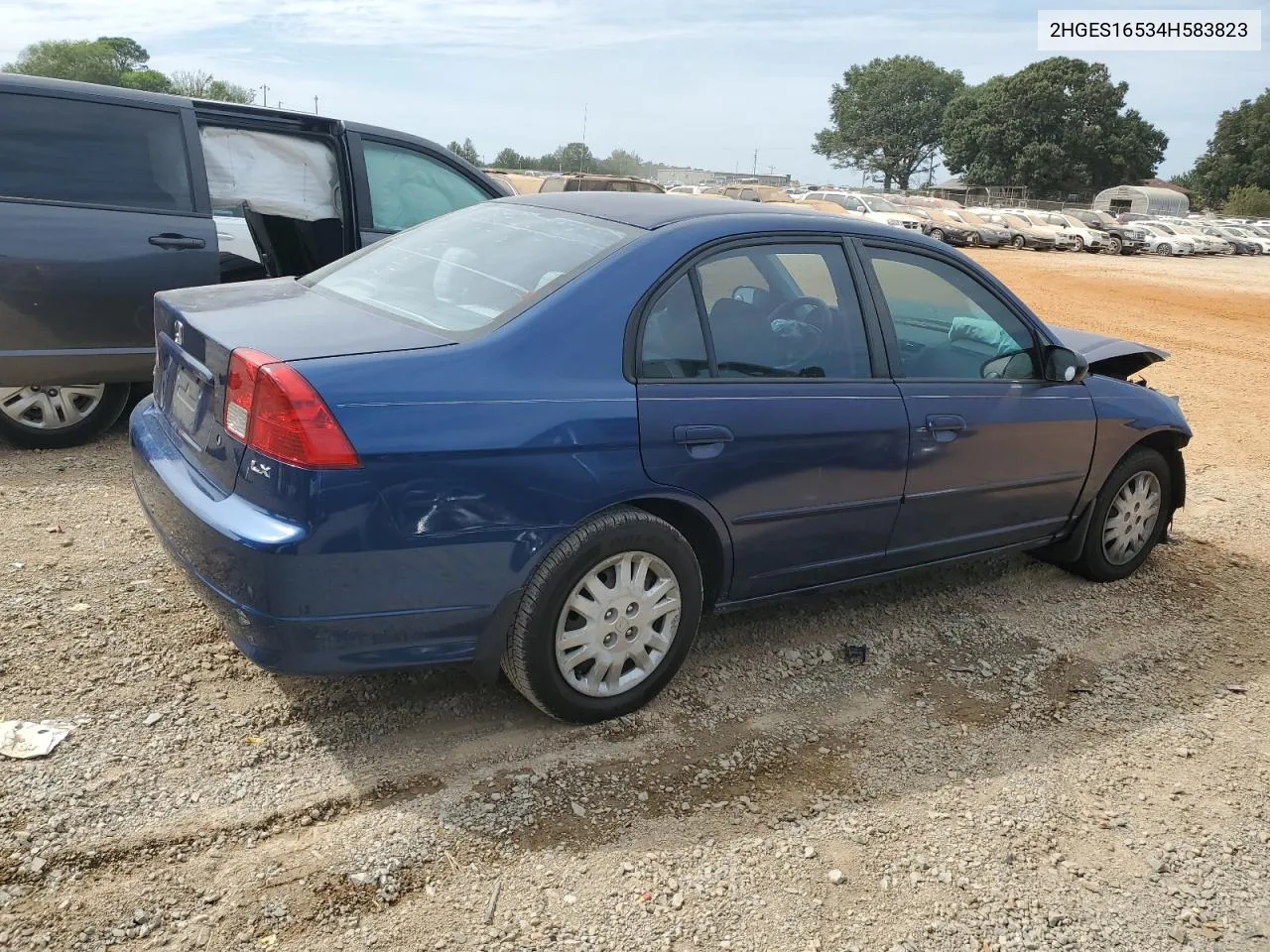 2004 Honda Civic Lx VIN: 2HGES16534H583823 Lot: 71267464