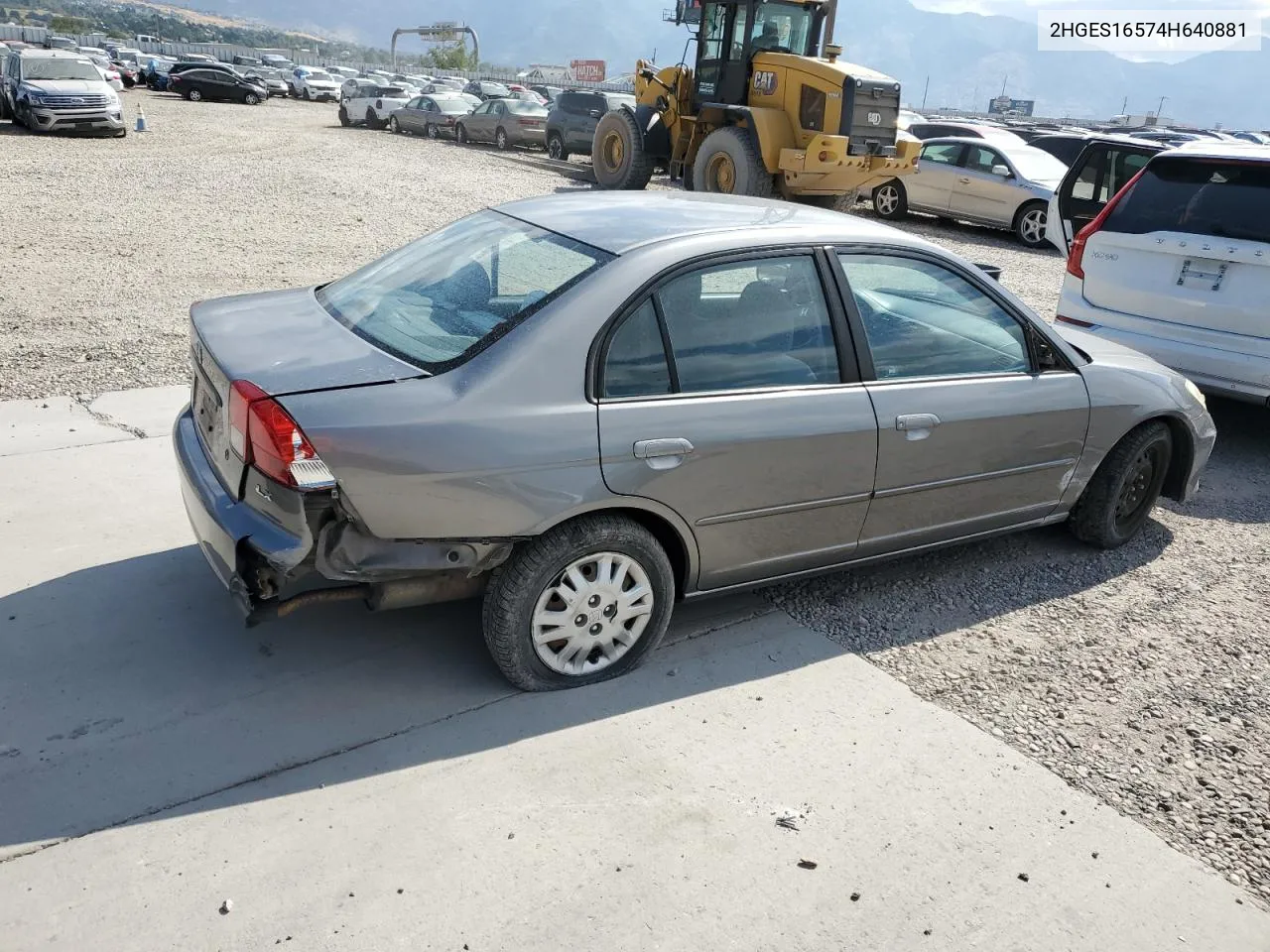 2004 Honda Civic Lx VIN: 2HGES16574H640881 Lot: 71317504