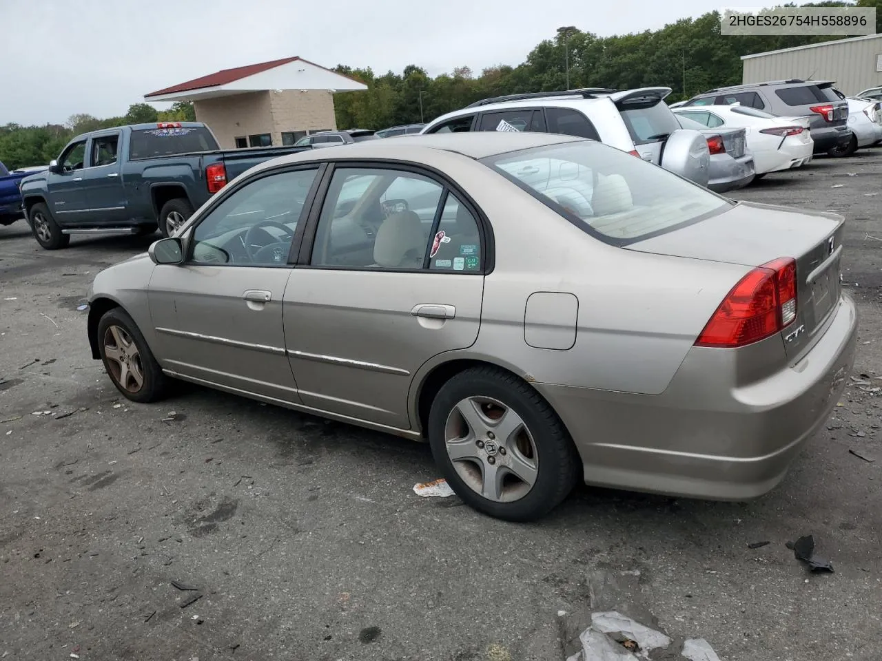 2004 Honda Civic Ex VIN: 2HGES26754H558896 Lot: 71357624