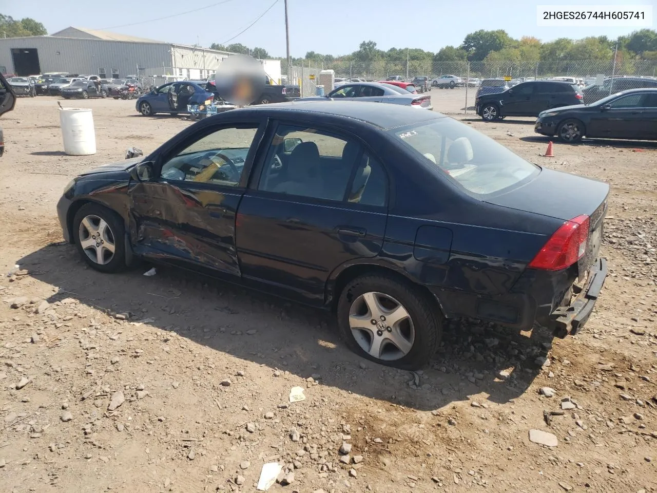 2004 Honda Civic Ex VIN: 2HGES26744H605741 Lot: 71460454