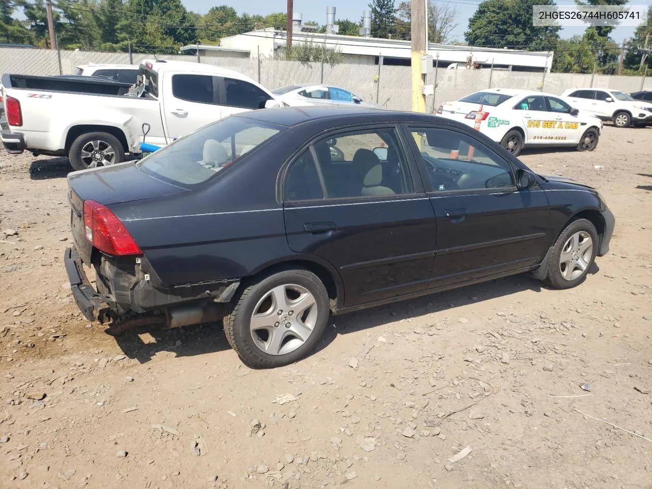 2004 Honda Civic Ex VIN: 2HGES26744H605741 Lot: 71460454