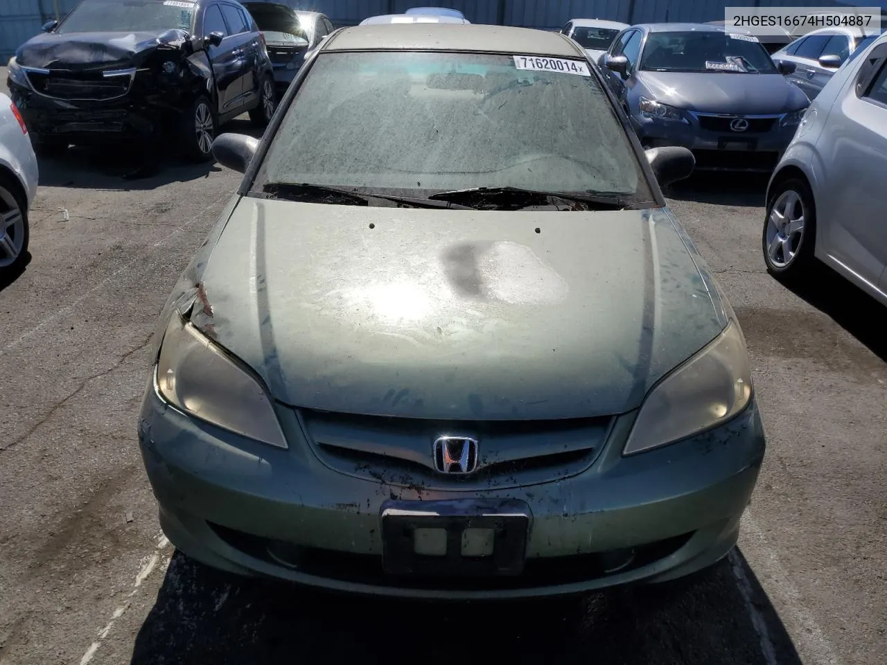 2HGES16674H504887 2004 Honda Civic Lx