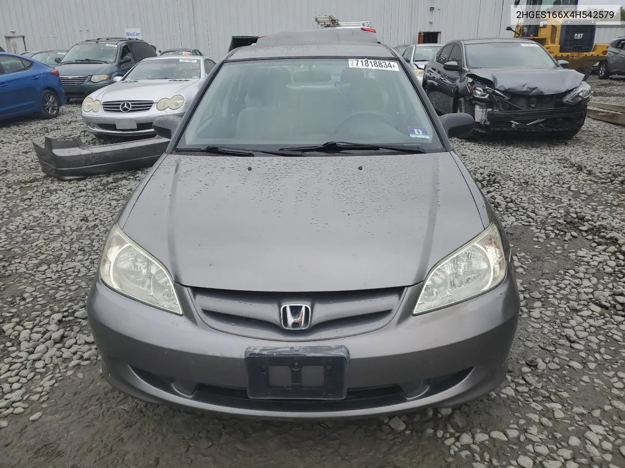 2004 Honda Civic Lx VIN: 2HGES166X4H542579 Lot: 71818834