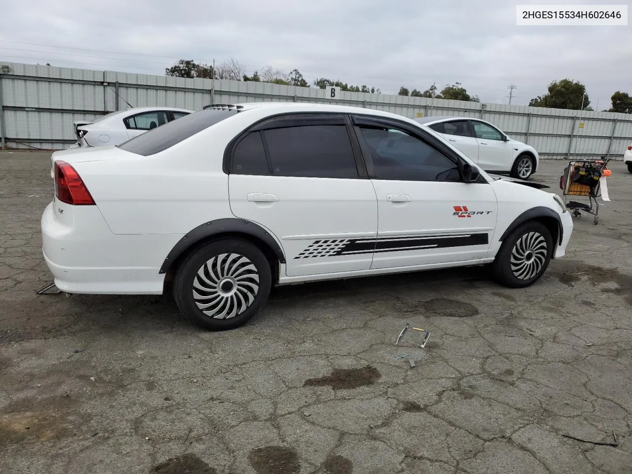 2HGES15534H602646 2004 Honda Civic Lx