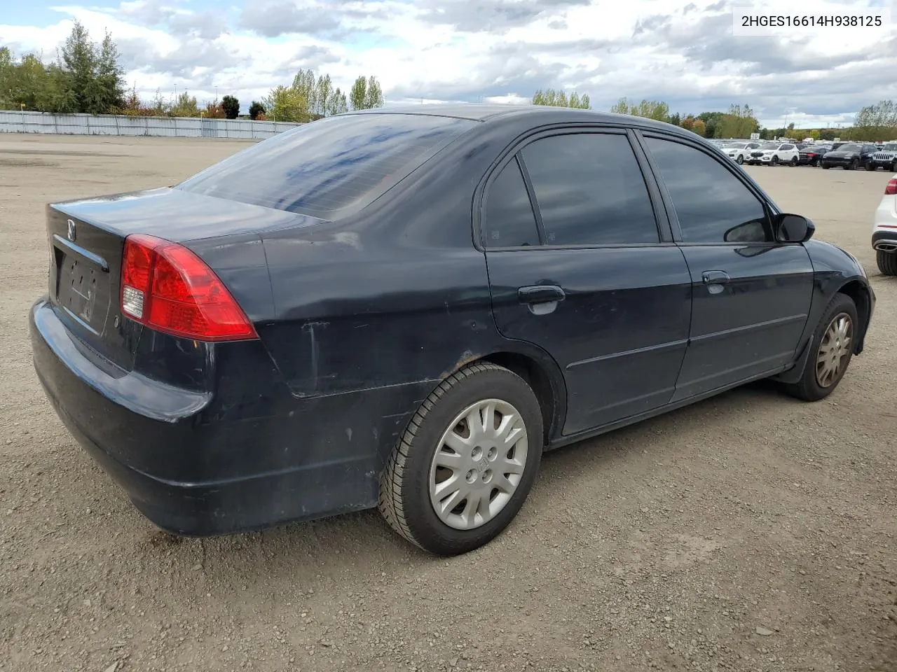 2004 Honda Civic Lx VIN: 2HGES16614H938125 Lot: 72510114