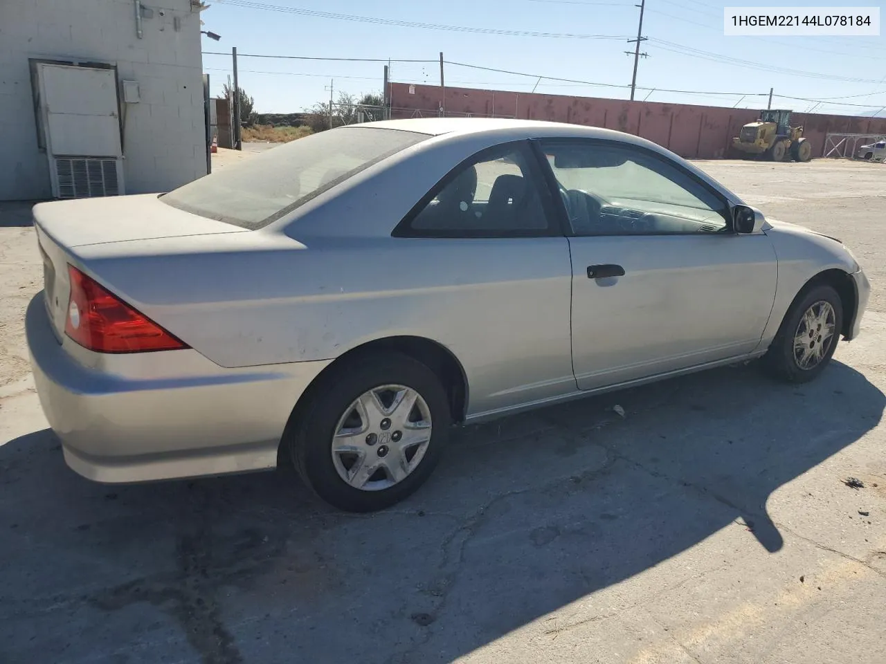 2004 Honda Civic Dx Vp VIN: 1HGEM22144L078184 Lot: 72657114