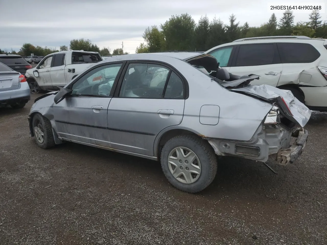 2004 Honda Civic Dx VIN: 2HGES16414H902448 Lot: 72901884