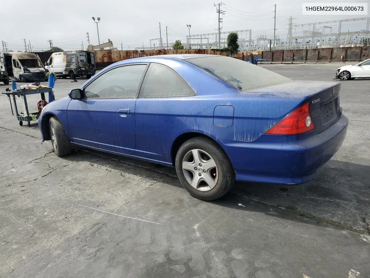 2004 Honda Civic Ex VIN: 1HGEM22964L000673 Lot: 72983324