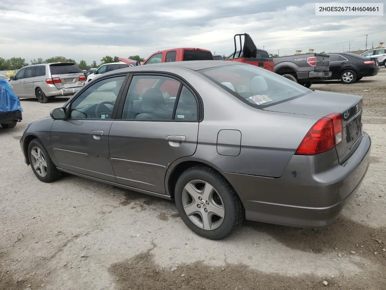 2004 Honda Civic Ex VIN: 2HGES26714H604661 Lot: 73020204