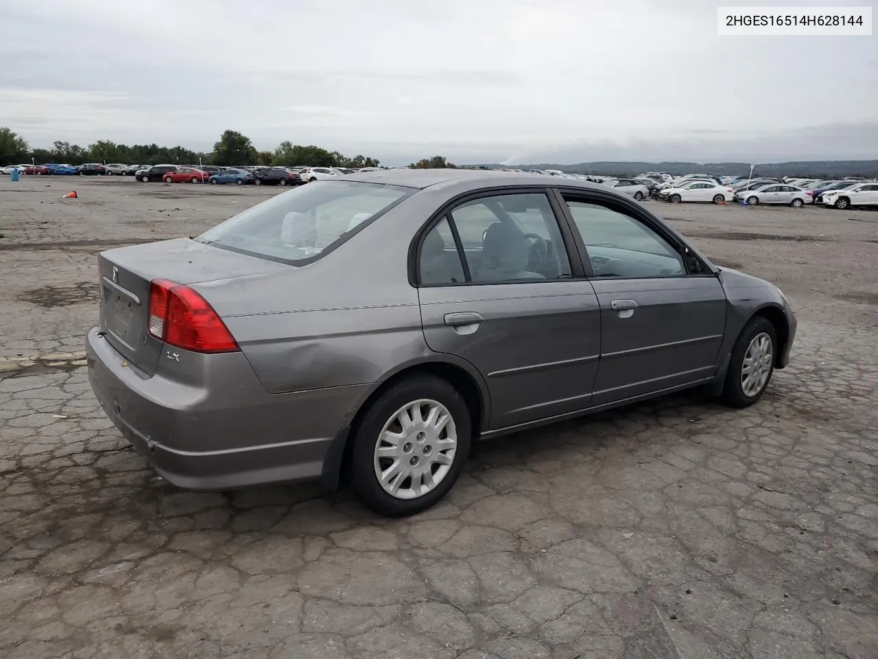 2004 Honda Civic Lx VIN: 2HGES16514H628144 Lot: 73118724