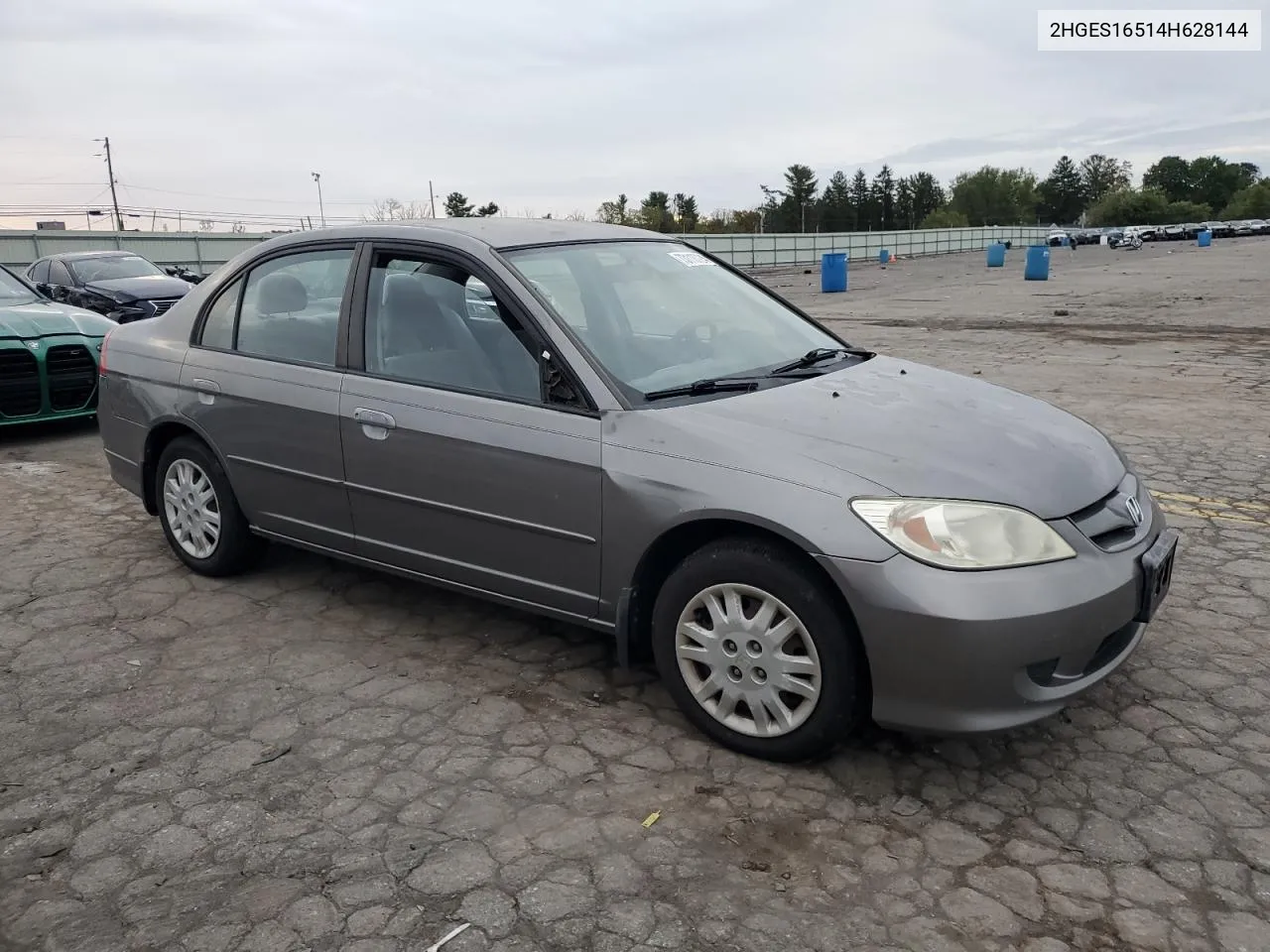 2004 Honda Civic Lx VIN: 2HGES16514H628144 Lot: 73118724