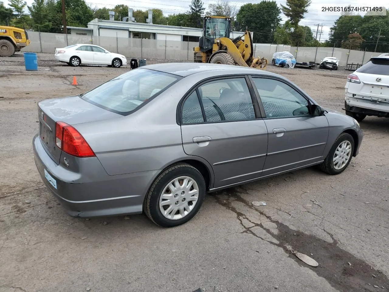 2004 Honda Civic Lx VIN: 2HGES16574H571495 Lot: 73507514