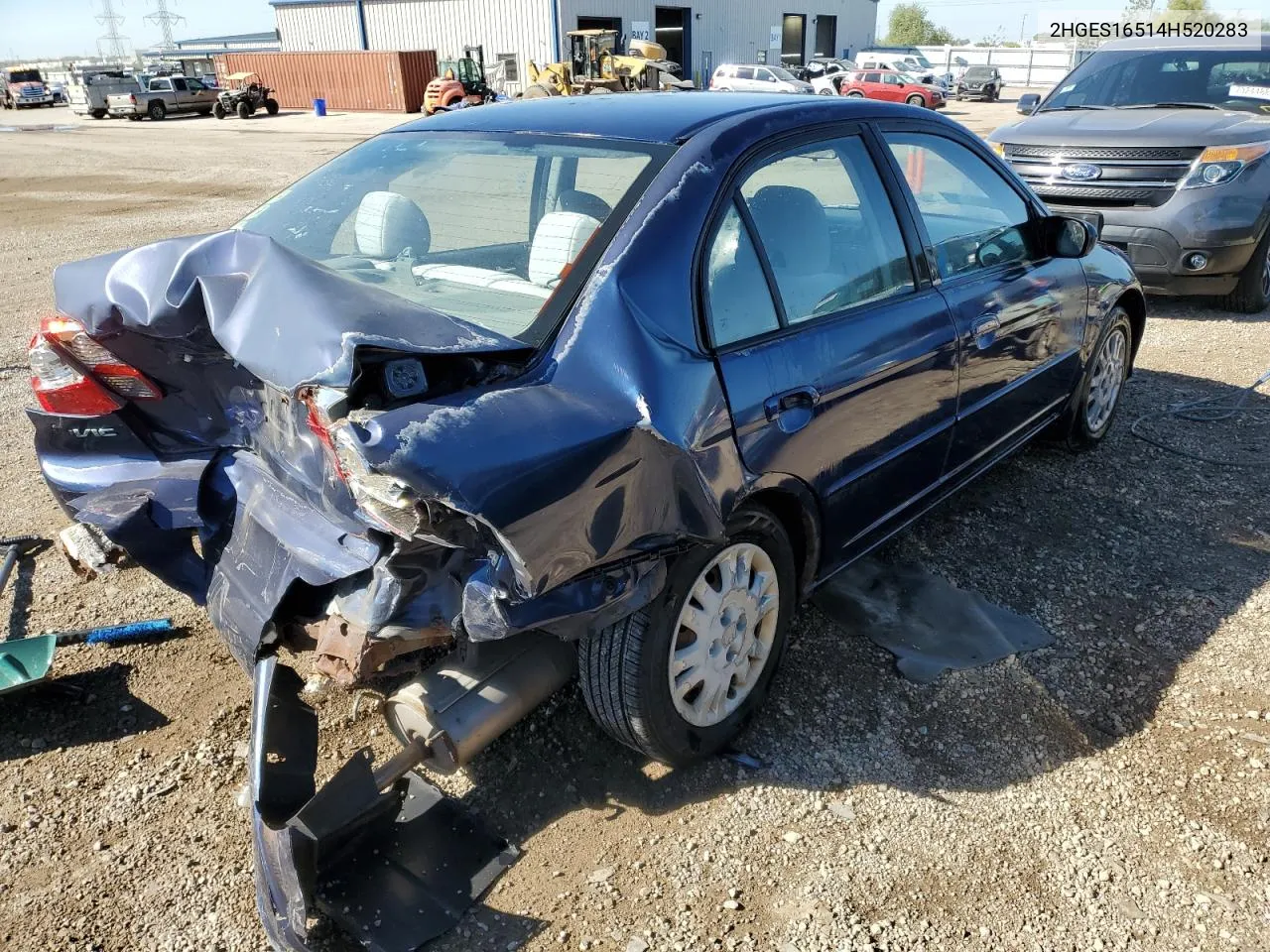 2004 Honda Civic Lx VIN: 2HGES16514H520283 Lot: 73579554