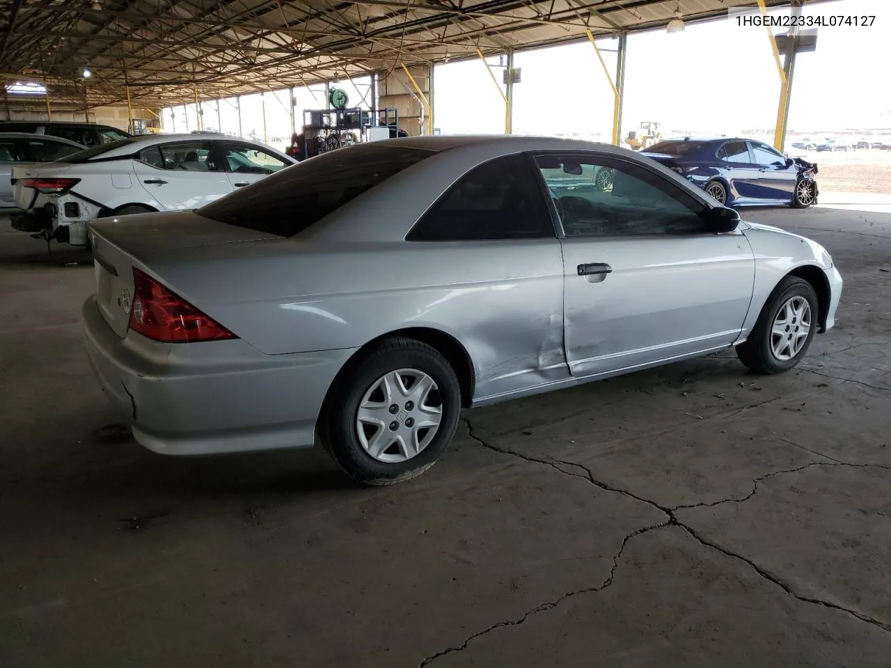 2004 Honda Civic Dx Vp VIN: 1HGEM22334L074127 Lot: 73776394