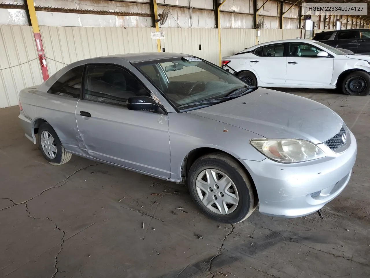 2004 Honda Civic Dx Vp VIN: 1HGEM22334L074127 Lot: 73776394