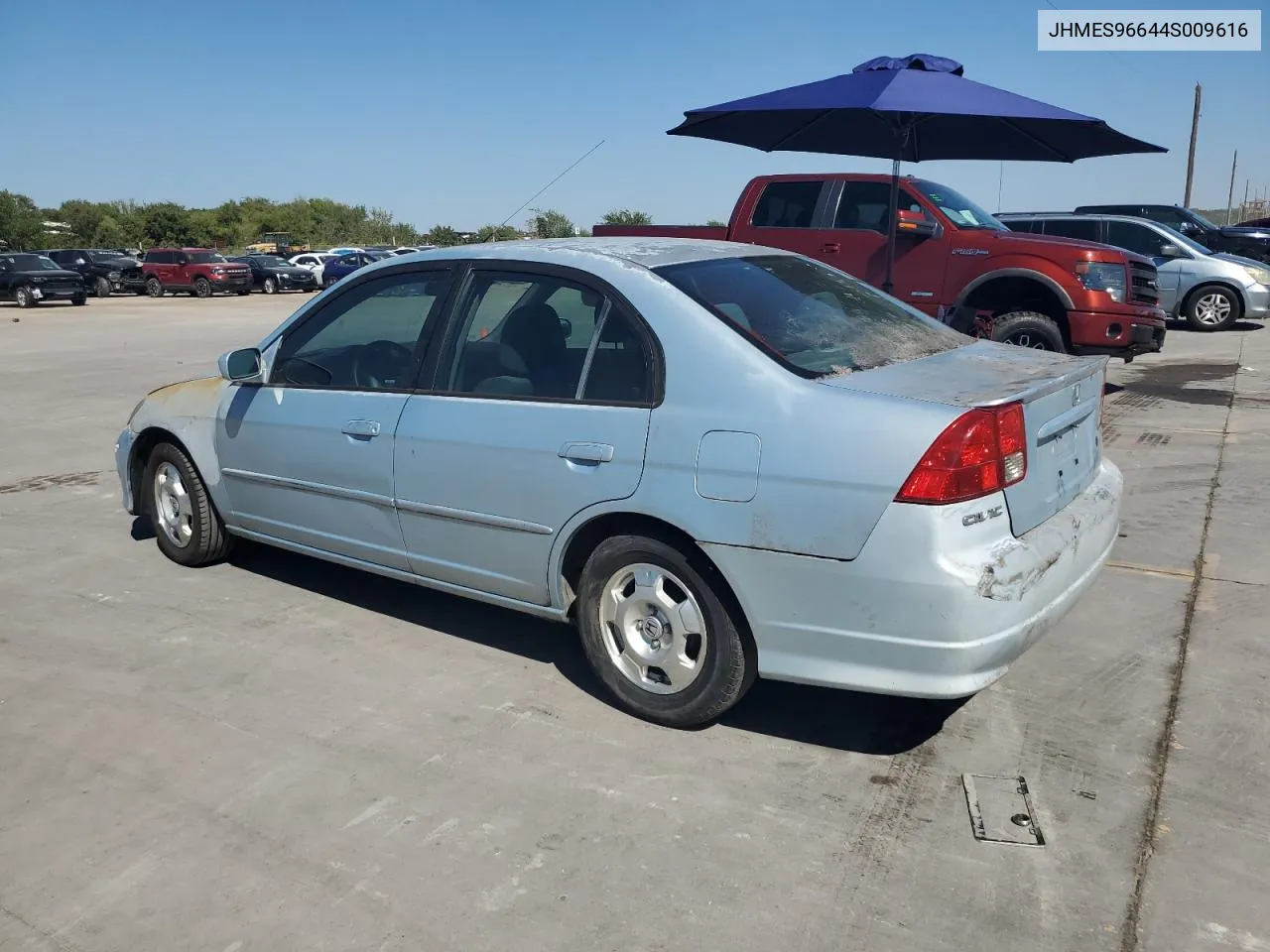 2004 Honda Civic Hybrid VIN: JHMES96644S009616 Lot: 74021724