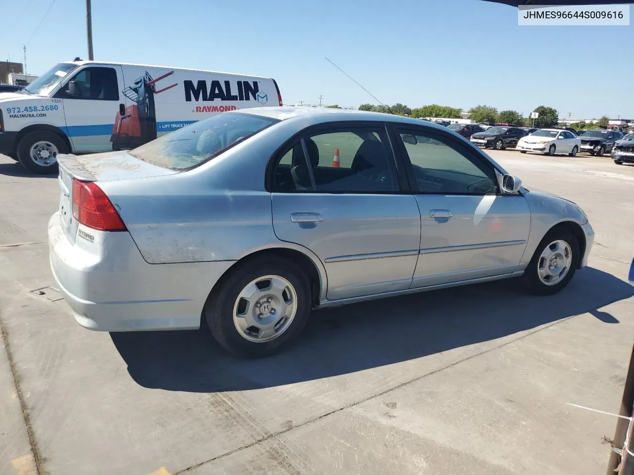 2004 Honda Civic Hybrid VIN: JHMES96644S009616 Lot: 74021724