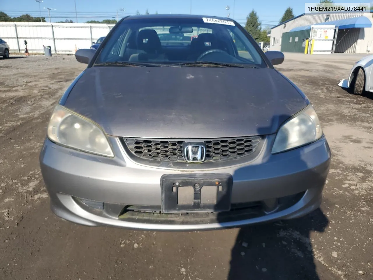 2004 Honda Civic Ex VIN: 1HGEM219X4L078441 Lot: 74048694