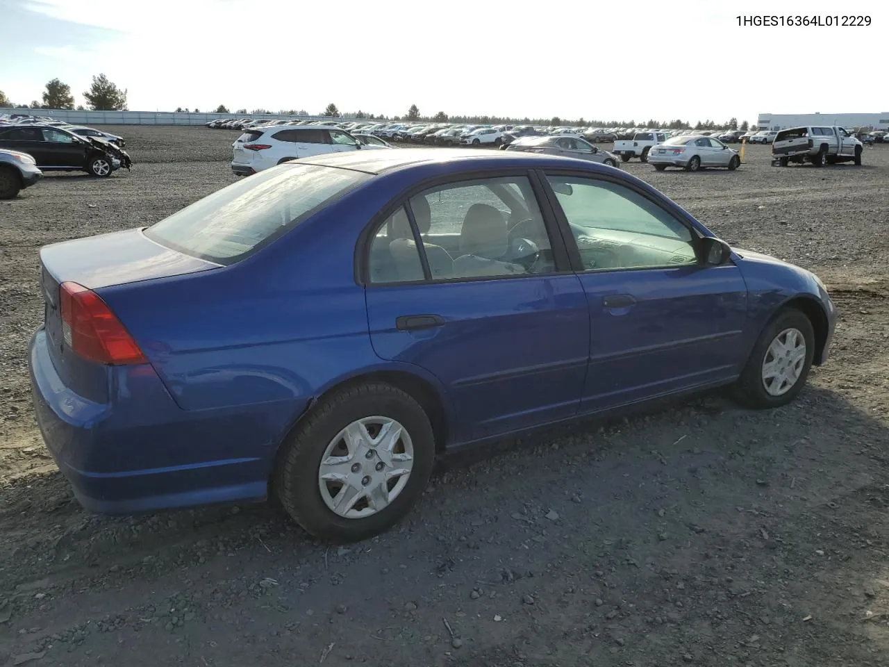 2004 Honda Civic Dx Vp VIN: 1HGES16364L012229 Lot: 75139414