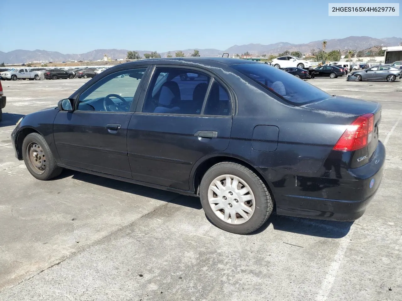 2004 Honda Civic Lx VIN: 2HGES165X4H629776 Lot: 75332524