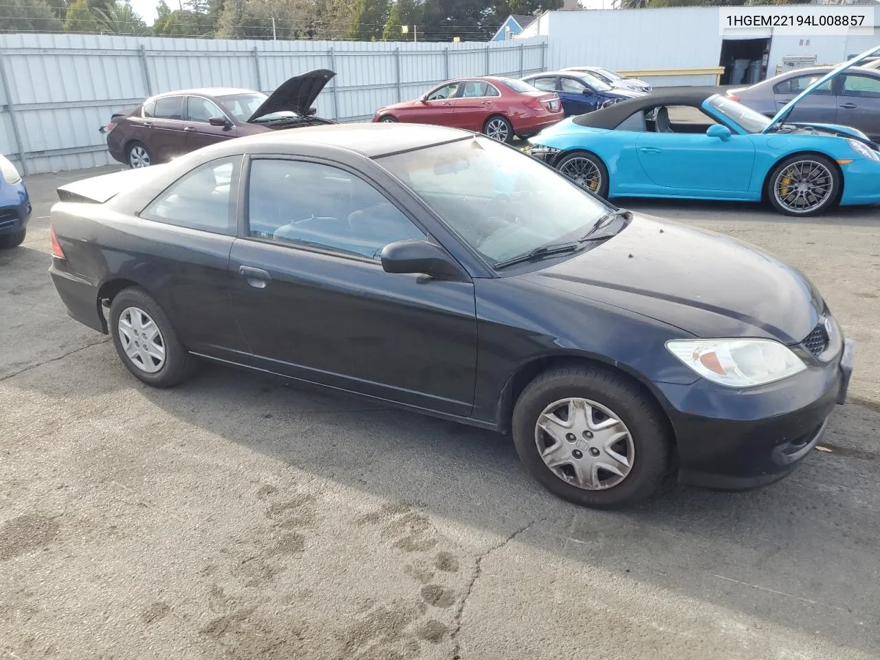 2004 Honda Civic Dx Vp VIN: 1HGEM22194L008857 Lot: 75415384