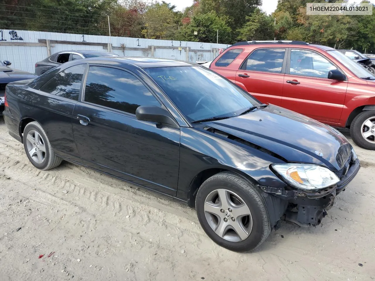 2004 Honda Civic Ex VIN: 1HGEM22044L013021 Lot: 75732464