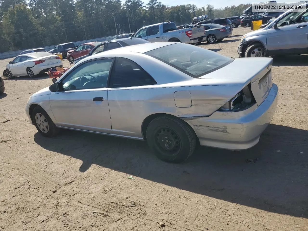 2004 Honda Civic Dx Vp VIN: 1HGEM22164L065890 Lot: 75753694