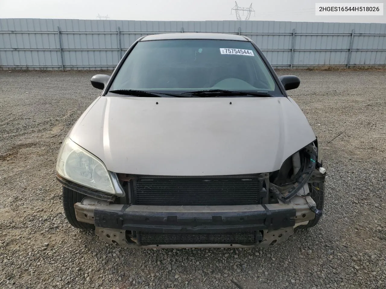 2HGES16544H518026 2004 Honda Civic Lx