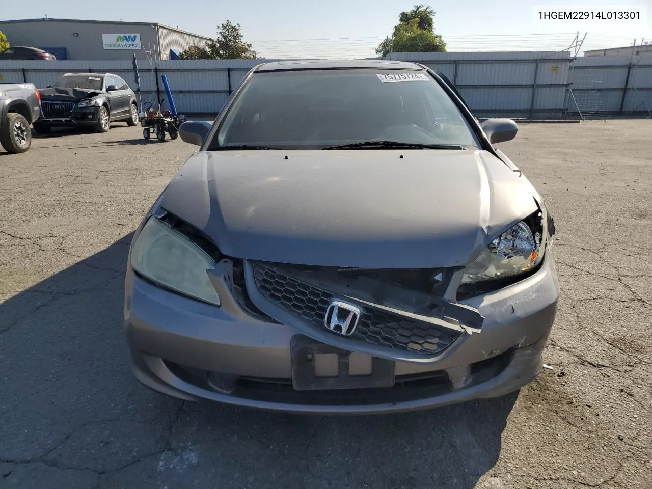 1HGEM22914L013301 2004 Honda Civic Ex