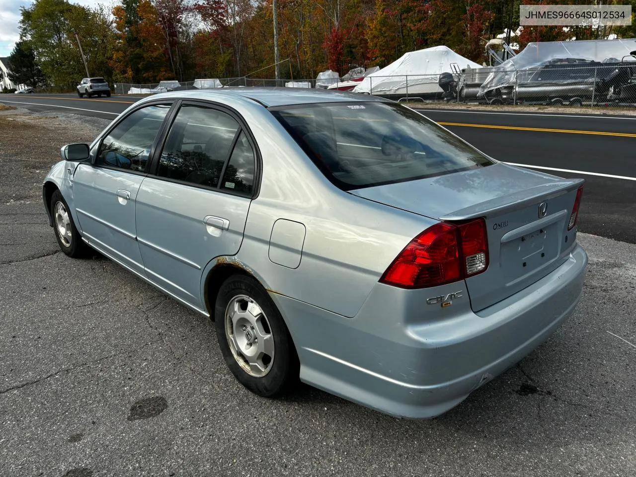 2004 Honda Civic Hybr VIN: JHMES96664S012534 Lot: 76190754