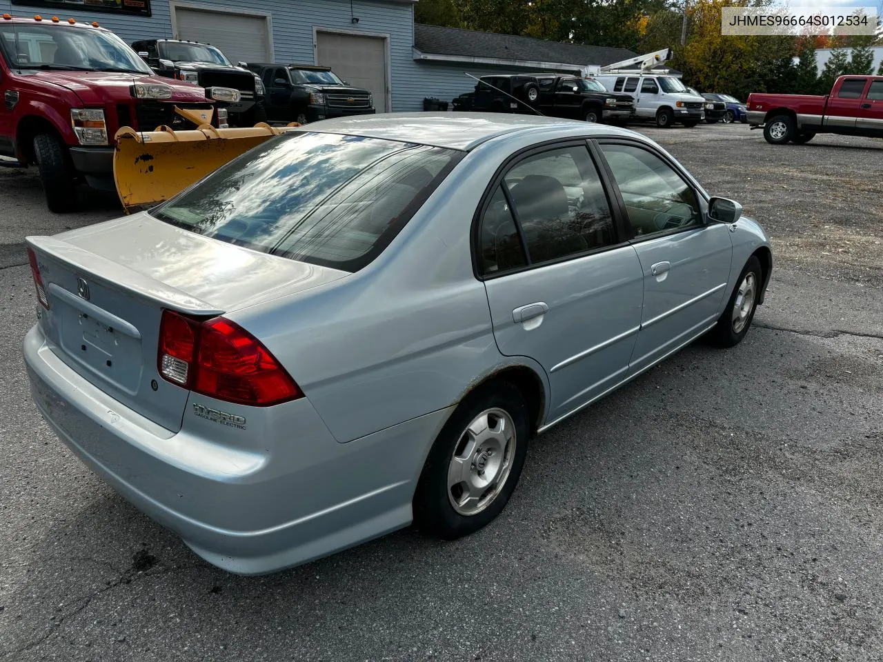 2004 Honda Civic Hybr VIN: JHMES96664S012534 Lot: 76190754